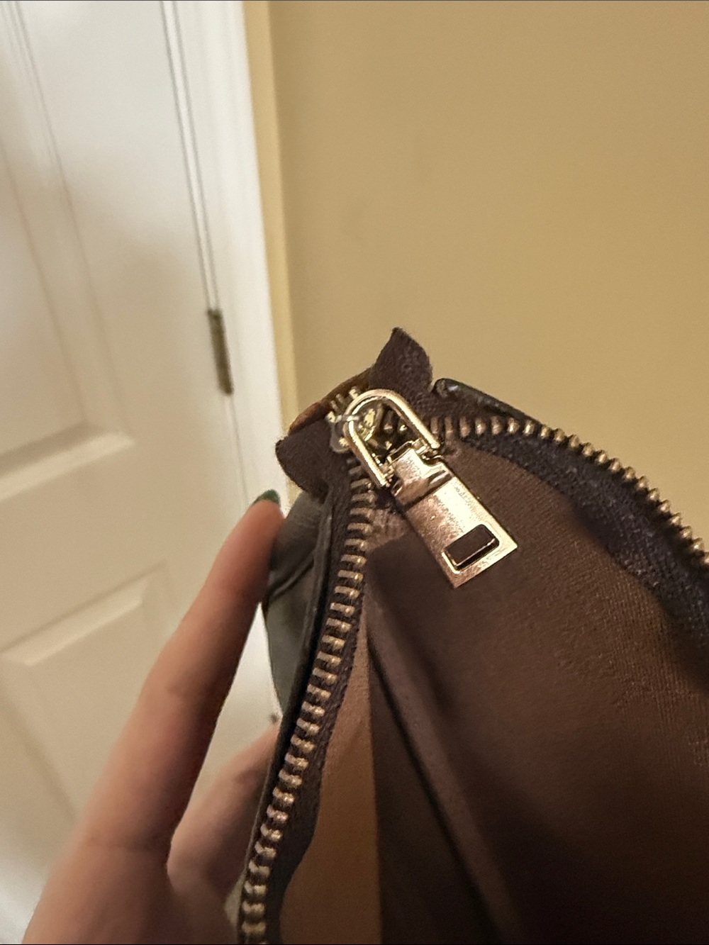 Louis Vuitton Dark Monogram Pochette Accessoires Purse - Picture 8 of 14
